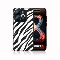 PROTEMIO MY ART Védőburkolat Infinix Smart 8 ZEBRA (237) számára
