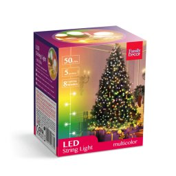 50 db LED-es fnyfzr, 5m, 8 programmal