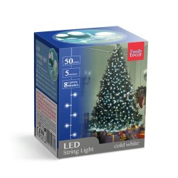 50 db LED-es fnyfzr, 5m, 8 programmal