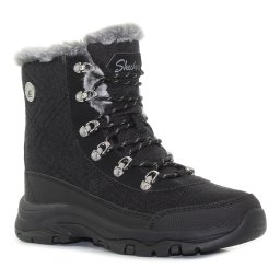 Skechers Trego - Cold Blues fekete bélelt női bakancs