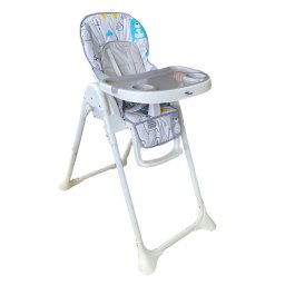Mama Kiddies Lylyan multifunkciós etetőszék fehér színben erdei mintával színben+ Ajándék