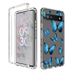 DUAL ART Tartós borító Google Pixel 6a BUTTERFLY