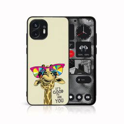 PROTEMIO MY ART Védőburkolat Nothing Phone 2 GIRAFFE (180)-hoz