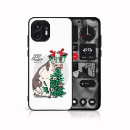 PROTEMIO MY ART Karácsonyi kivitelű borító Nothing Phone 2 VIDÁM CHRISTMAS (074)