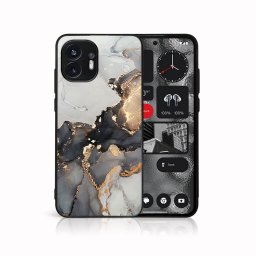 PROTEMIO MY ART Védőburkolat a Nothing Phone 2-hoz GREY MARBLE (140)