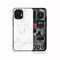 PROTEMIO MY ART Védőburkolat a Nothing Phone 2-hoz WHITE MARBLE (144)