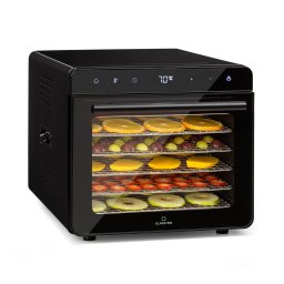 Klarstein Shaftesbury, automatikus aszalógép, 700 W, 35-80 °C, időzítő, digitális érintőképernyős kijelző (DHY9-ShaftesburyBlac)