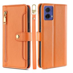 PASTEL Pénztárca tok Motorola Moto-hoz G85 5G narancs