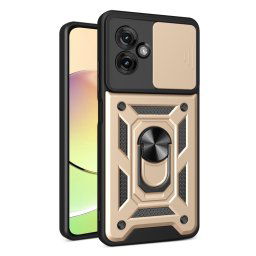 RING KAMERA Borító tartóval Motorola Moto G55 5G aranyhoz