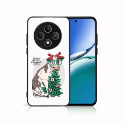PROTEMIO MY ART Karácsonyi kivitelű borító Oppo Reno12 FS 5G VIDÁM CHRISTMAS (074)