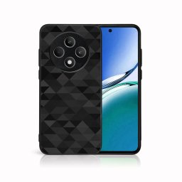 PROTEMIO MY ART Védőburkolat Oppo Reno12 FS-hez 5G BLACK TRIANGLES (232)