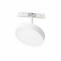 MAXLIGHT Track Magnetic 48V-os sínrendszeres spot lámpa, állítható, 11.5W, CCT, 855 lm, Ø12 cm, fehér, ZIGBEE