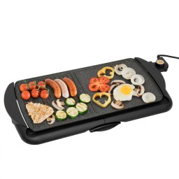 Home HG GR 03 asztali grill, teljestmny 2000 W, tapadsmentes fellet, zsrgyjt fik