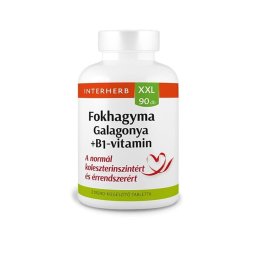 Interherb Xxl Fokhagyma - Galagonya + B1-Vitamin Tabletta 90db