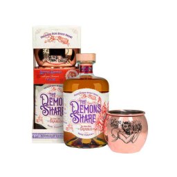 The Demons Share 3 éves rum 0,7L 40% dd. + fém pohár