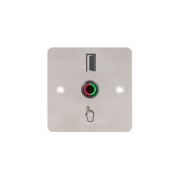 LED-es mikrokapcsolós nyomógomb pajzzsal - NO -fekete- piros-zöld - cseppálló (IP65) PBK-C-16-NO-bk(LED)-rdgn