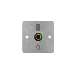 LED-es mikrokapcsolós nyomógomb pajzzsal - NO -fekete- piros-zöld - cseppálló (IP65) PBK-C-19-NO-bk(LED)-rdgn