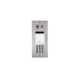 Társasházi kültéri egység megvilágított tasztatúrával, és beépített RFID olvasóval DT821F-DK