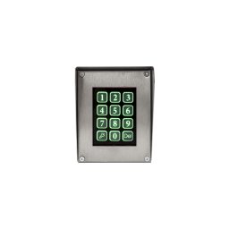 DP kártyaolvasó és kódzár INOX esővédővel DP100-INOX-RS