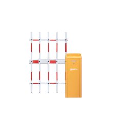 Sorompó szett – 4m alsó-felső rácsos karral jobbos 24V DC vezérlő és szervo motor BXB-E30DZE-BL-or-3F4-R
