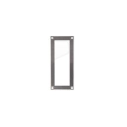 Kis INOX névtábla keret plexivel DP-NT-FRAME-INOX