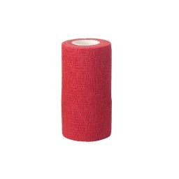 KERBL VetLastic öntapadó bandázs - vörös, 7,5 cm x 4,5 m