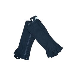 Covalliero Minichaps ClassicStretch lábszárvédő - fekete, S