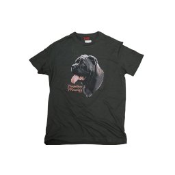 Red Tab rövid ujjú póló nyomott mastiff mintával - zöldesbarna, M