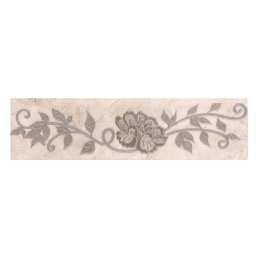 Dekor csempe, Madeira bézs virágos, fényes 6 x 25,2 cm
