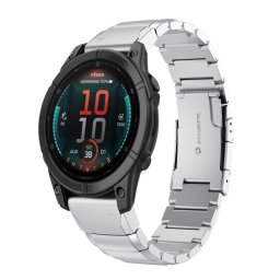 PÁNCÉL GYORSKIOLDÁS Fém szíj Garmin Fenix 8 47mm ezüsthöz