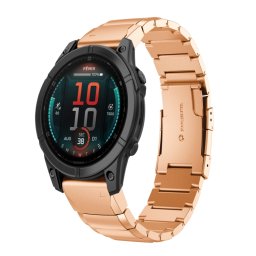 PÁNCÉR GYORSKIOLDÁS Fém szíj Garmin Fenix 8 47mm ROSE GOLD-hoz