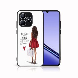 PROTEMIO MY ART Védőburkolat a Realme-hoz Note 50 RED DRESS (137)