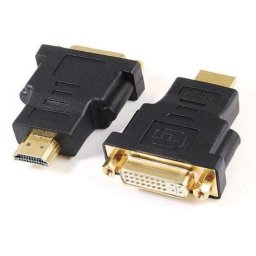 HDMI / DVI-D (24+1) adapter fekete Gembird (A-HDMI-DVI-3)