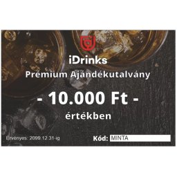 10.000 Ft-os iDrinks Prémium Ajándékutalvány