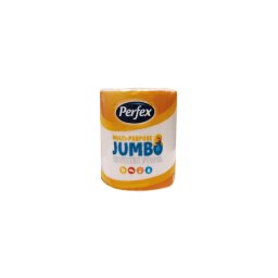 Papírtörlő konyhai 2 rétegű átmérő: 15 cm 150 lap/34,5 méter/tekercs 1 tekercs/csomag Boni Perfex Jumbo_HK09395 fehér