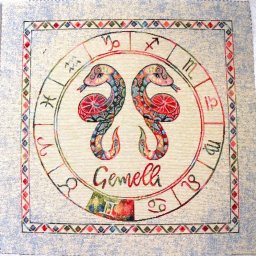 HOROSZKÓP, jacquard párna panel - IKREK