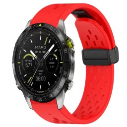 AIRY szilikon szíj Garmin Epix Pro Gen 2-hez 47mm piros