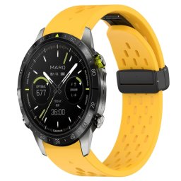 AIRY szilikon szíj Garmin Epix Pro Gen 2-hez 47mm sárga