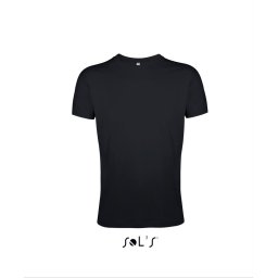 SOL'S REGENT FIT környakas testhez álló férfi póló SO00553, Deep Black-2XL