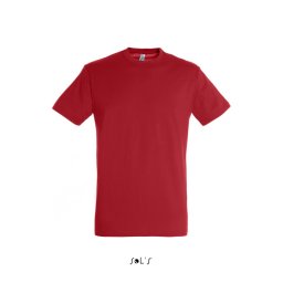 SOL'S REGENT unisex kereknyakú rövid ujjú pamut póló SO11380, Red-3XL