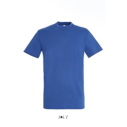 SOL'S REGENT unisex kereknyakú rövid ujjú pamut póló SO11380, Royal Blue-XS