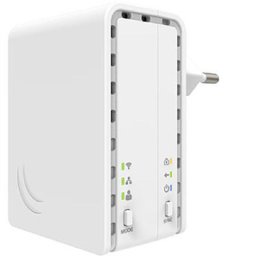 WiFi router MikroTik PL7411-2nD PWR-LINE AP 1x FE LAN port 2,4GHz wireless integrált antenna PN: PL7411-2ND