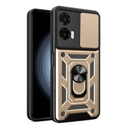 RING KAMERA Borító tartóval Motorola Moto G35 5G aranyhoz