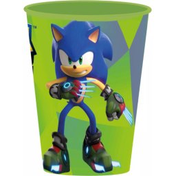 Sonic a sündisznó műanyag pohár 260 ml Nr 02