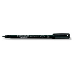 STAEDTLER Alkoholos marker, OHP, 1 mm, STAEDTLER "Lumocolor(R) 317 M", fekete
