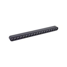 SLIM TRACK LIGHT Fekete Mágneses sínes Led lámpa Ledes 16W 1740lm 4000K