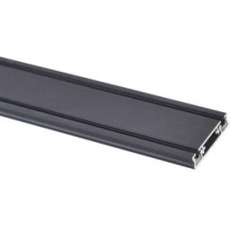 SLIM TRACK LIGHT Fekete Mágneses sín 48V 2000mm
