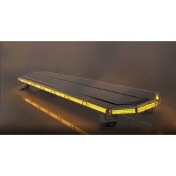 LED sárga villogó FÉNYHÍD 1528mm SLIM csavarozható 12/24V +TÁVVEZÉRLŐ
