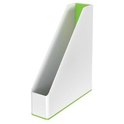 LEITZ Iratpapucs, műanyag, 73 mm, kettős színhatású, LEITZ "Wow", zöld