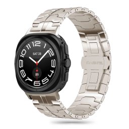 Tech-Protect Stainless Line rozsdamentes fém okosóraszíj Samsung Galaxy Watch Ultra 47mm (titánium)